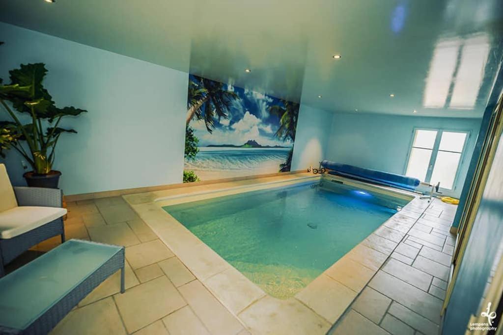 Villa Maison Piscine Interieure Et Garage